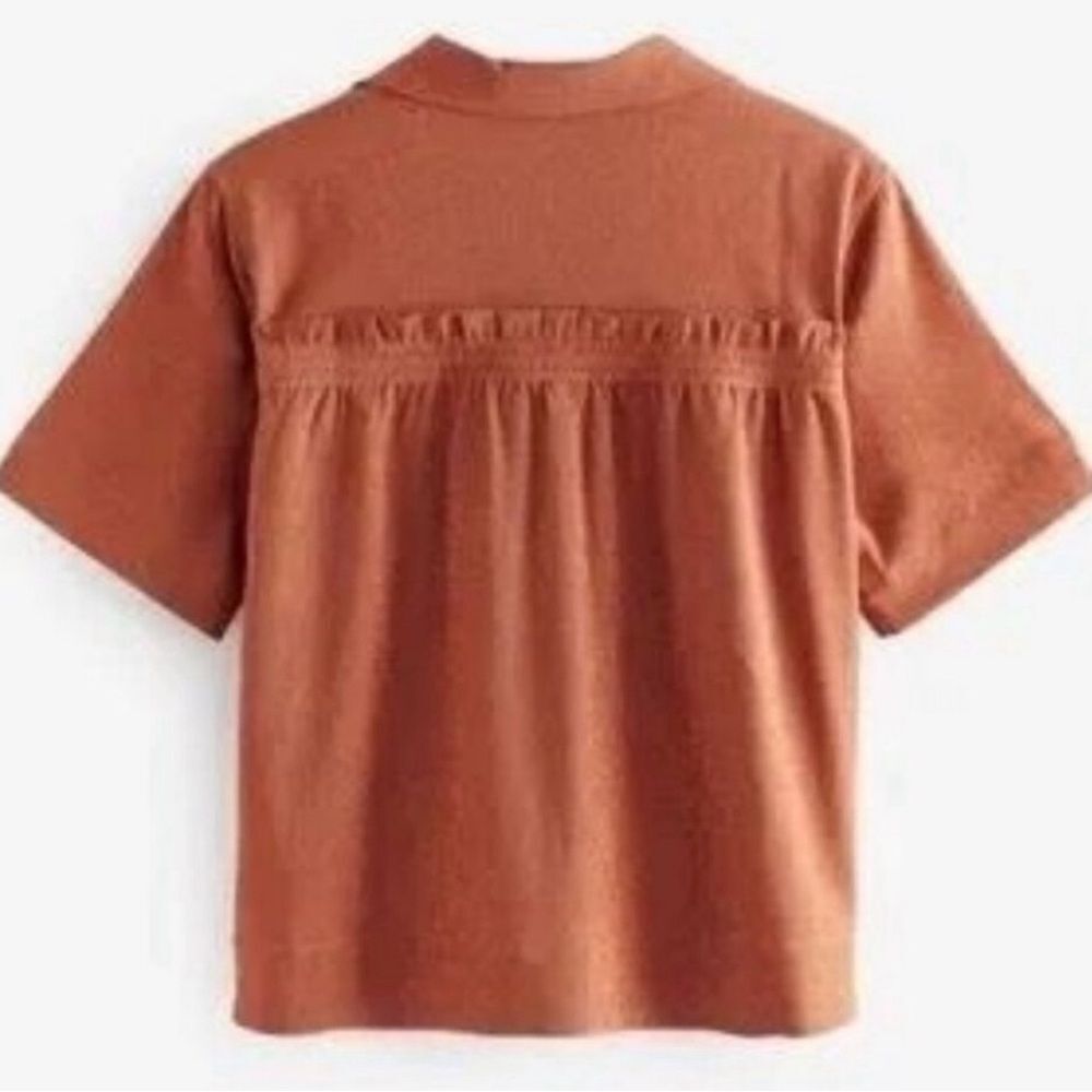 Athleta Echo Top NEW with tags Size Small Textured Brown - Picture 2 of 13
